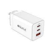 iQuick 3-Port Charger 65W (White)